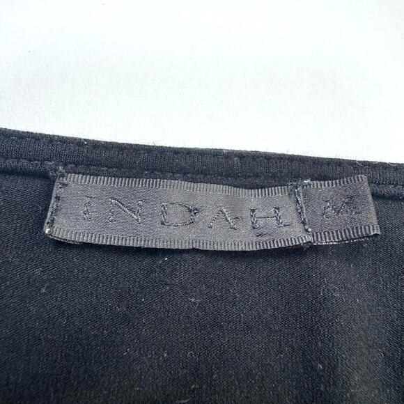 INDAH Black Long Sleeve High Low Dress Size Medium - Picture 8 of 8